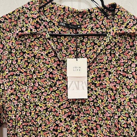 ZARA BUTTONDOWN DRESS - Picture 2 of 6